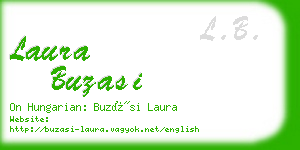 laura buzasi business card